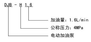 DJB-H1.6型電動加油泵